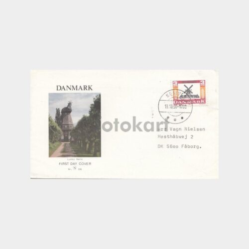 1988 Danimarka Değirmenler Konulu FDC