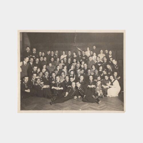 1939 Denizciler Tören Balo Grup Fotoğraf