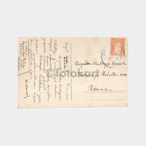 1939 Dolmabahçe Civarı Konulu Kartpostal - Görsel 2