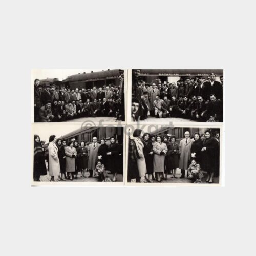 DSİ Erzurum Grubu Yurtdışı Seyahat Tren Garı Konulu 6 Adet Fotoğraf