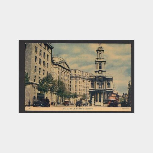 Erzincan Posta Damgalı -1 Ocak 1955- Londra Kartpostal