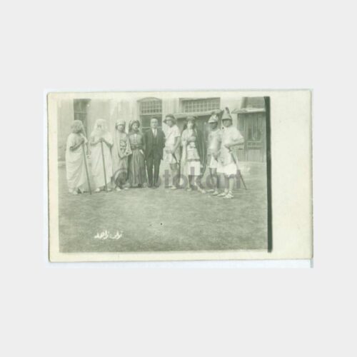 1928 Okul Grubu Folklor Konulu Fotoğraf
