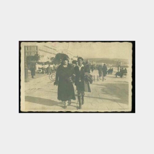 1926 Fransa Nice - Seyahat Hatırası Fotoğraf