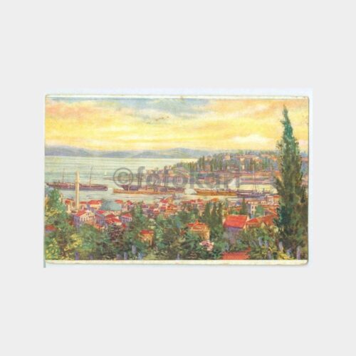 1900 İstanbul Liman -Fransa Baskı- Tablo Kart