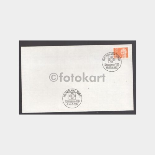 1985 Hannover Pul Sergisi Türkiye Günü Damgalı FDC