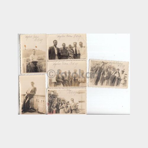 1939 Heybeli Palas Konulu 6 Adet Albüm Fotoğraf