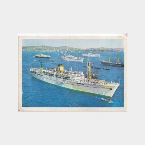 1970 İskenderun Vapuru Kartpostal