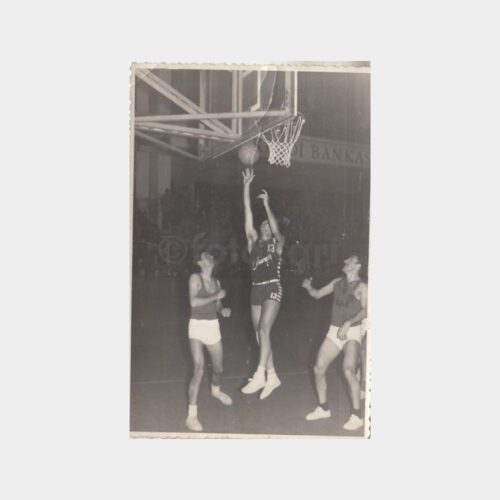 1960 İstanbul Cihangir Basketbol Kulübü 2 Adet Fotoğraf - Görsel 2