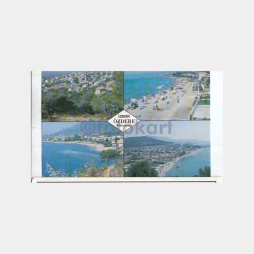 1988 İzmir Özdere Menderes Muh. Görünüş Kartpostal