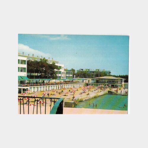 1968 Kadıköy Suadiye Plaj Oteli Görünüş Kartpostal