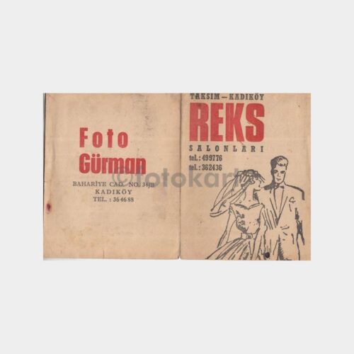 1967 Kadıköy Reks Salonları Fotoğraf Kabı