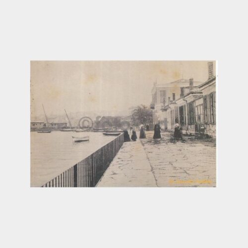 Kadıköy Rıhtım Caddesi Reprodüksiyon Kartpostal