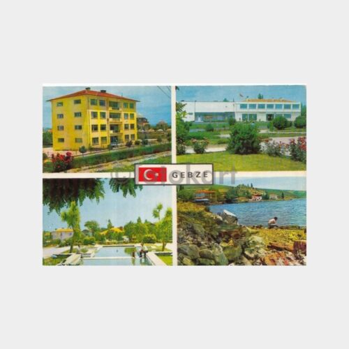 1975 Kocaeli Gebze 4 Görünüş Kartpostal