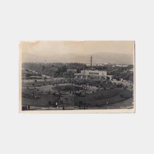 1940 İzmir Fuarı Dokuz Eylül Kapısı Konulu Kartpostal