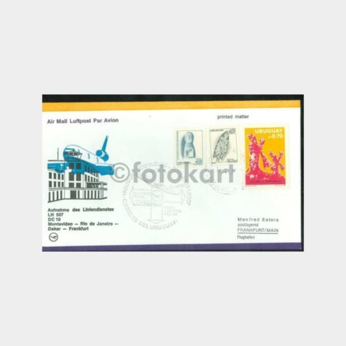 1979 Lufthansa İlk Uçuş FDC - Uruguay
