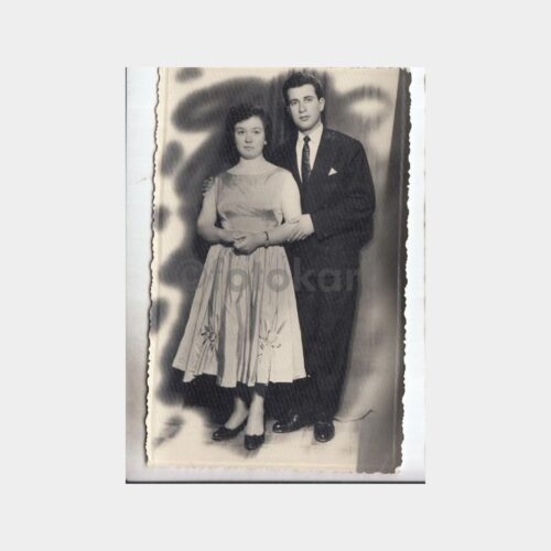 1958 Niğde Foto Kamer - Aile Fotoğraf