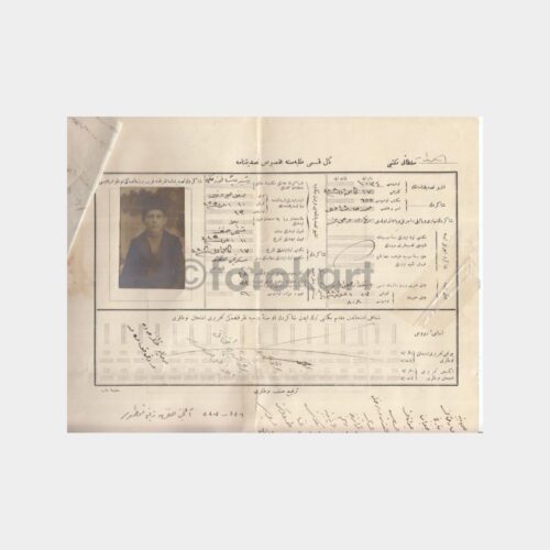 1921 Osmanlıca Diploma