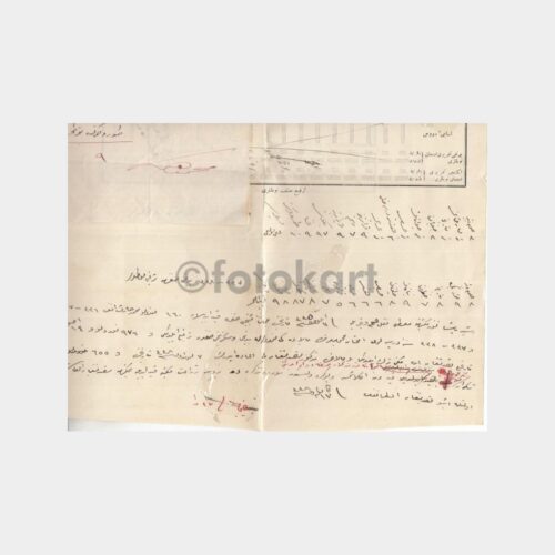 1921 Osmanlıca Diploma - Görsel 3