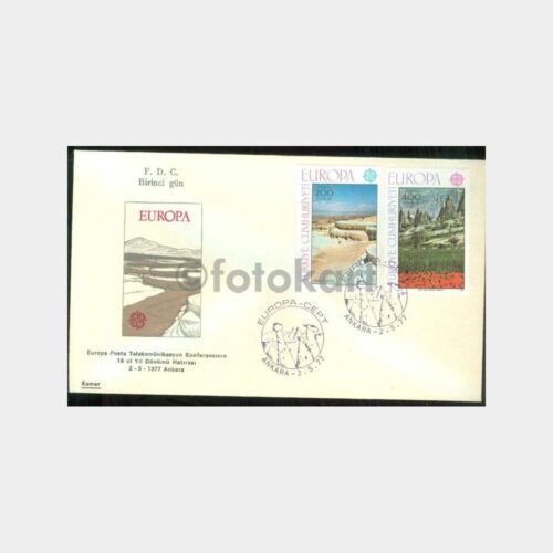 1977 Europa CEPT - Pamukkale Zelve FDC