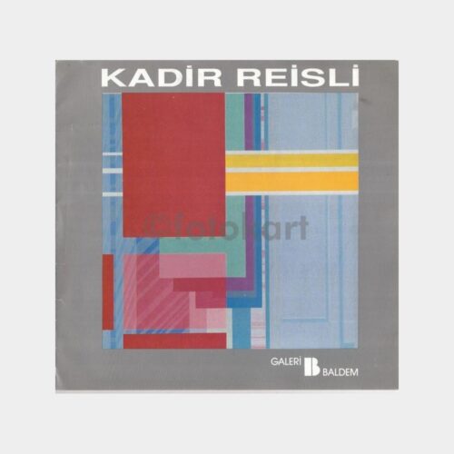 1992 Ressam Kadir Reisli Sergi Broşürü