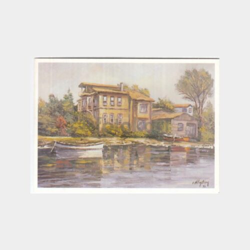 Ressam F. Oktay Aksoy Tablosu - Kurbağalıdere Kartpostal