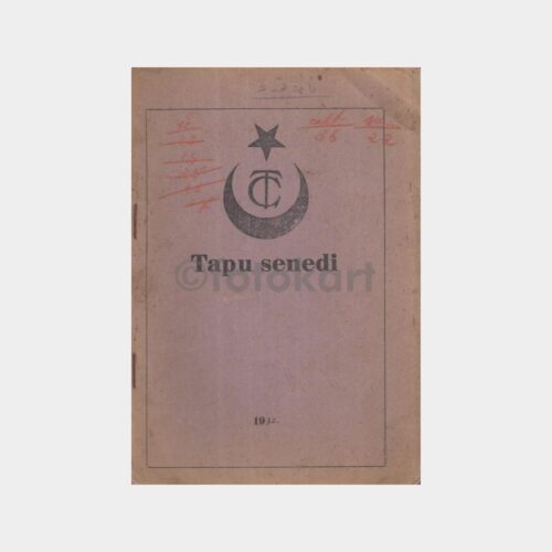 1930 İstanbul Şile - Defter Şeklinde 6 Adet Tapu Senedi - Görsel 4