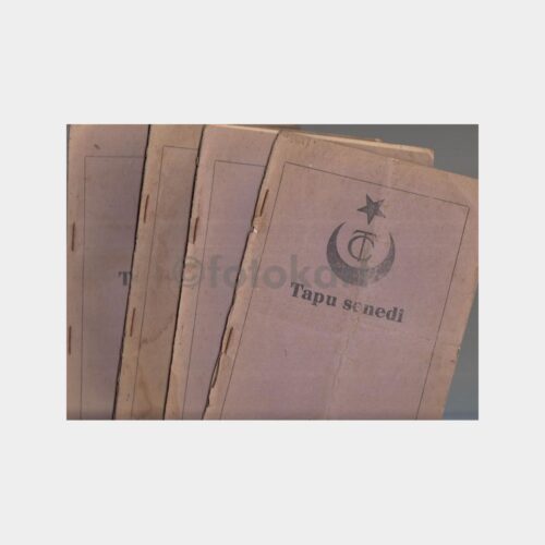 1930 İstanbul Şile - Defter Şeklinde 6 Adet Tapu Senedi - Görsel 5