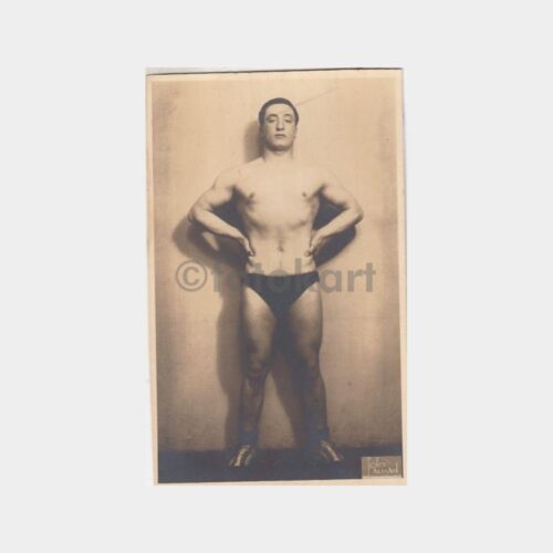 1940 Beyoğlu Foto Alman - Stüdyo Sporcu Genç Konulu Fotoğraf