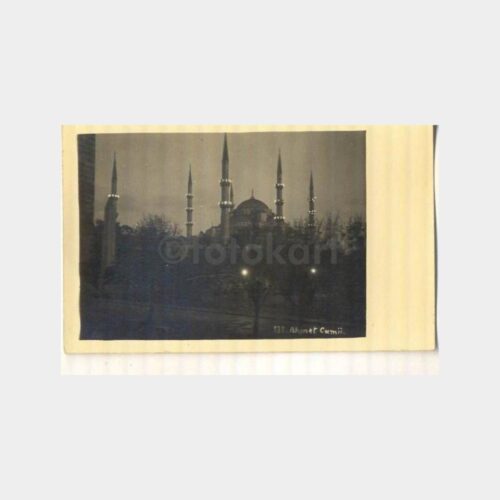 Sultanahmet Camii Gece Görünüşü Fotokart
