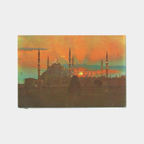 1982 Sultanahmet Camii Görünüş Kartpostal