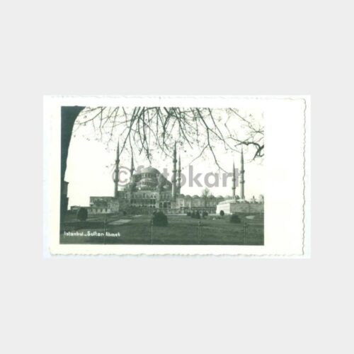 1940 Sultanahmet Camii Görünüş Kartpostal