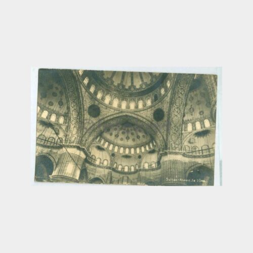 1930 Sultanahmet Camii İçinden Görünüş Fotokart