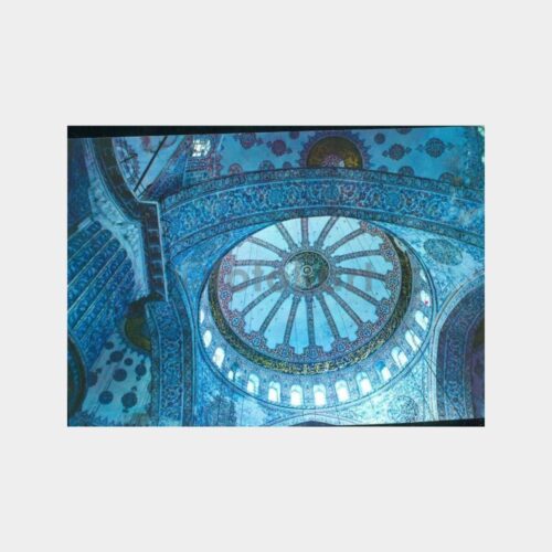 1970 Sultanahmet Camii İçinden Görünüş Kartpostal