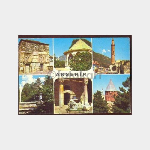 Akşehir Tarihi Eserleri 6 Görünüş Kartpostal