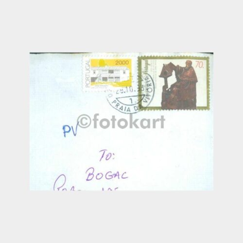 1993 Portekiz Sanat Tarihi Konulu Pullu Zarf