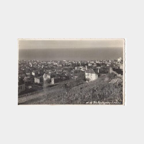 1940 Trabzon Boztepe Görünüş Foto Doğu Fotokart