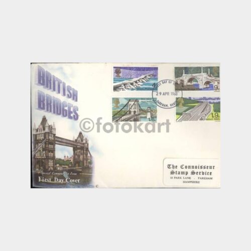 Yabancı Konulu İlk Gün Zarfı-FDC No.44 Köprüler