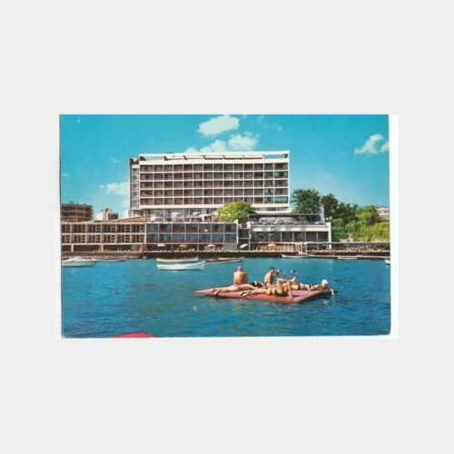 1968 Yeşilköy Çınar Oteli Görünüş Kartpostal