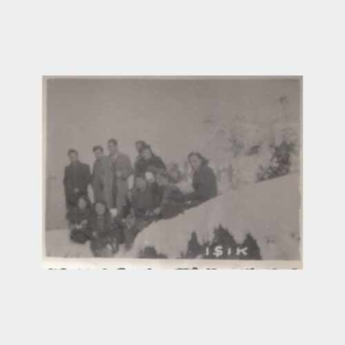 1942 Zonguldak Kış Öğrenciler Konulu Fotoğraf