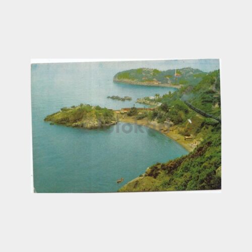 1970 Zonguldak Kapuz Plajı Görünüş Kartpostal