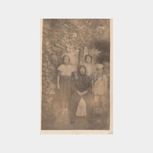 1929 Sünnet Çocuğu Ailesi Konulu Fotoğraf