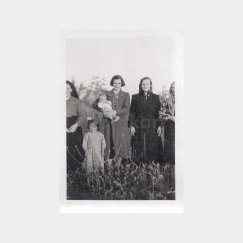 1956 Denizli Çal -Foto Zafer- Aile Fotoğraf
