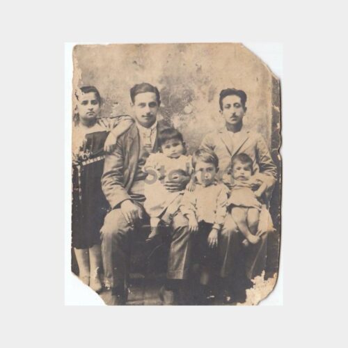 1927 Aile Konulu Stüdyo Fotoğraf