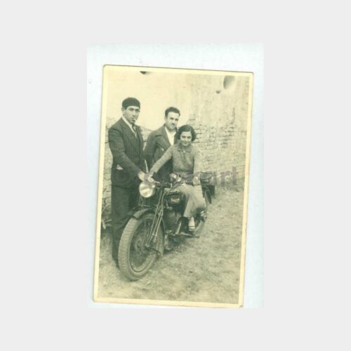 1935 Motorsikletli Aile Görünüş Fotoğraf