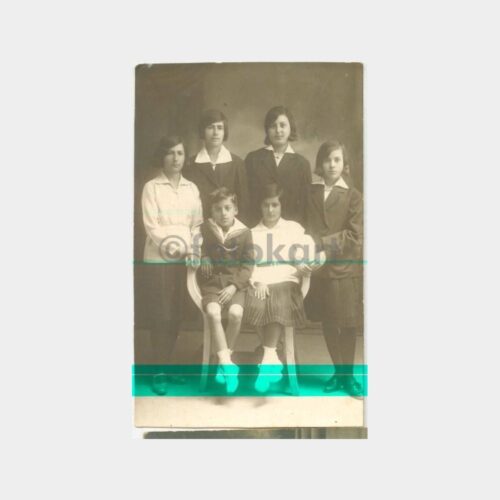 1930 Aile Konulu Stüdyo Fotoğraf