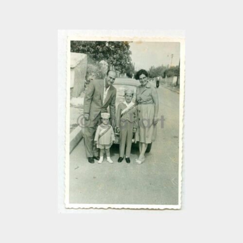 1960 Sünnet Çocukları Ailesi ile Fotoğraf