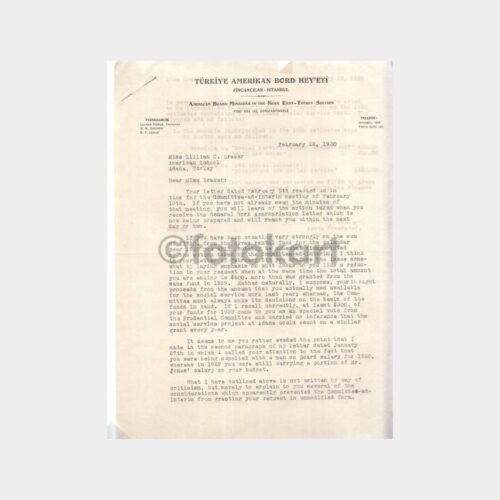 1928 İstanbul Amerikan Board Yazısı (2)