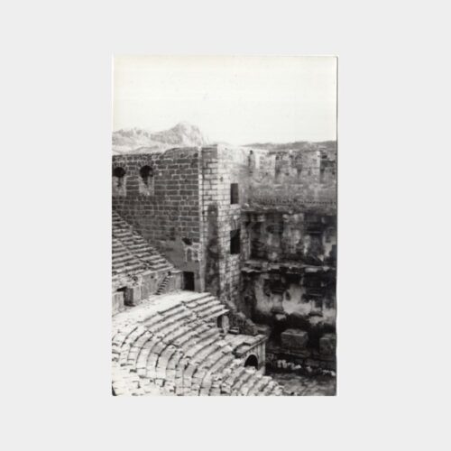 1960 Antalya Aspendos Perge 5 Adet Arşiv Fotoğraf