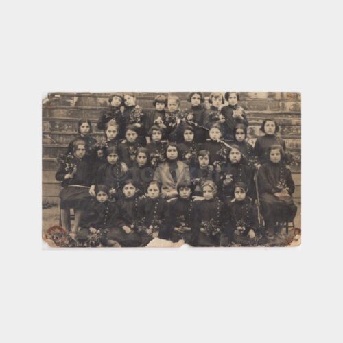 1927 Bafra Köy Mektebi Grup Konulu Fotoğraf