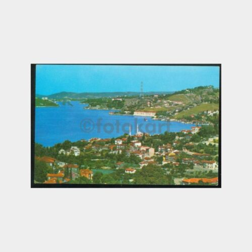 1963 Boğaziçi Beylerbeyi Görünüş Kartpostal
